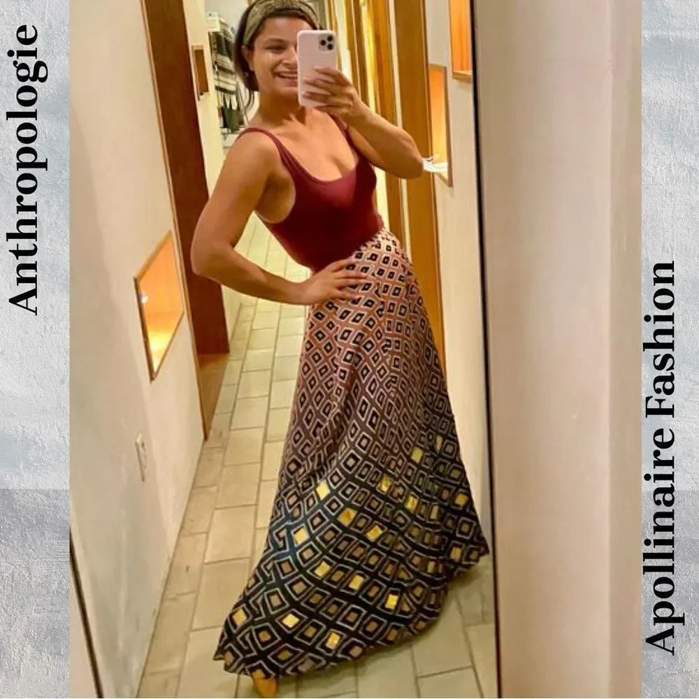 Anthropologie diamond maxi